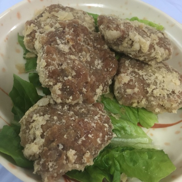 香煎瑶柱莲藕饼