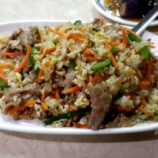 青椒牛肉炒飯