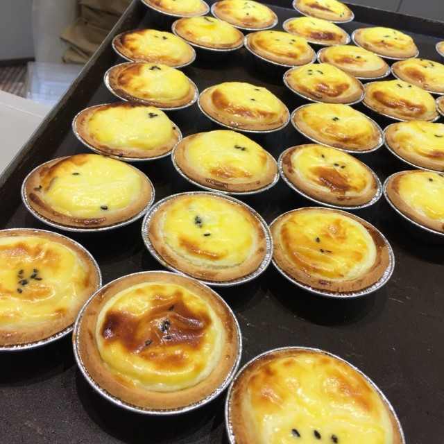 Salted Egg Lava Cheese Tarts