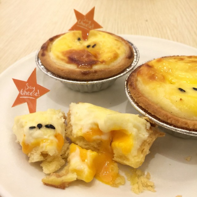 Salted Egg Lava Cheese Tarts