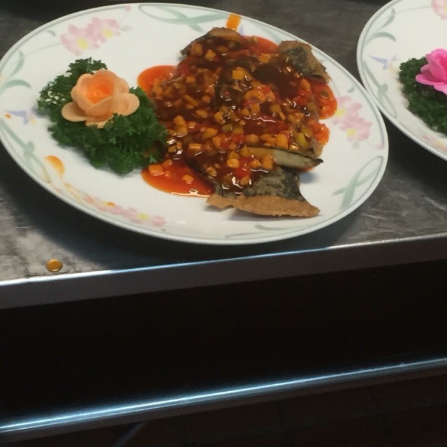 Vegetarian Fish with Sweet and Sour Sauce