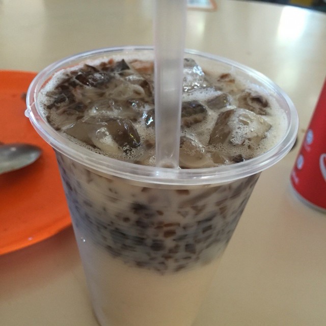 豆奶仙草水