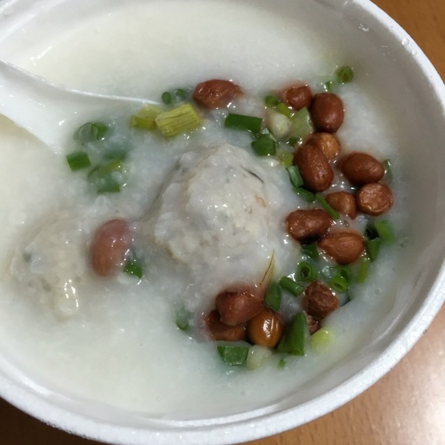 鲮鱼球粥