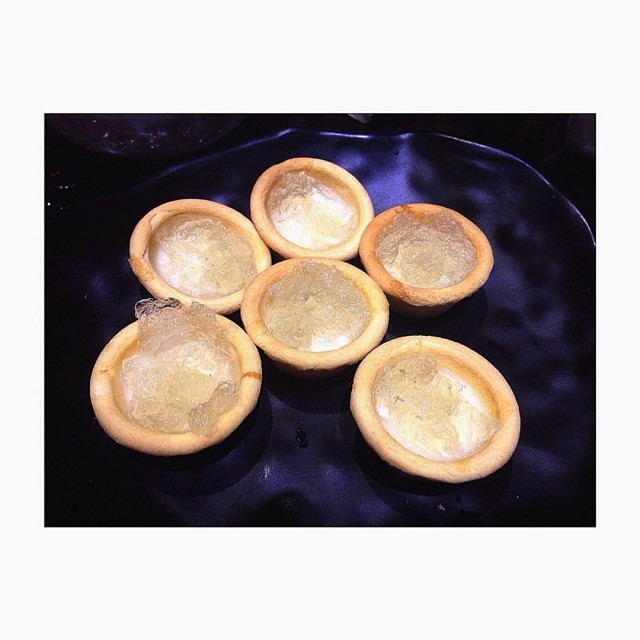 Bird nest egg tart