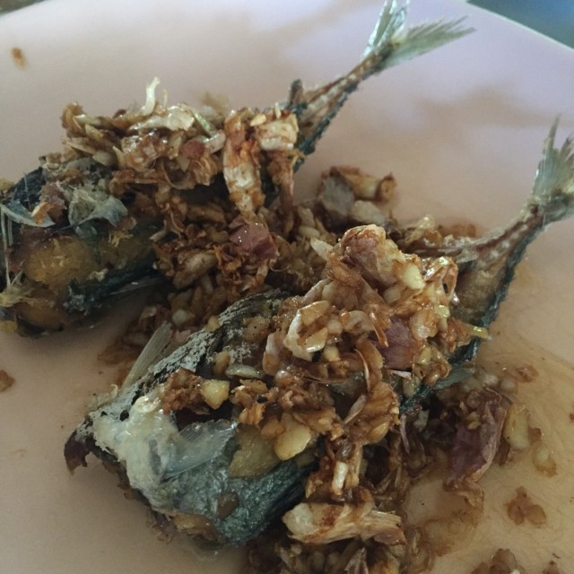 ปลาทูทอดกระเทียม