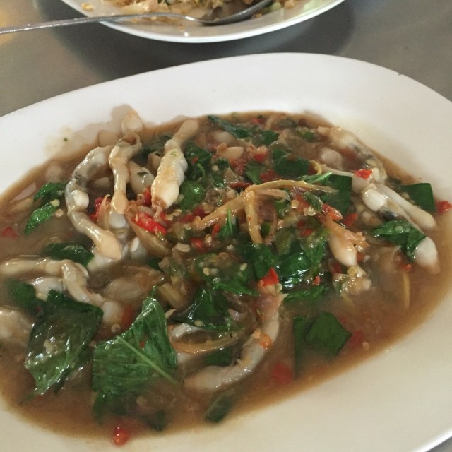 หอยหลอดผัดฉ่า