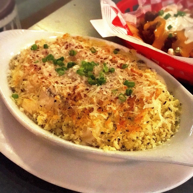 Truffled mac and cheese with wild mushroom