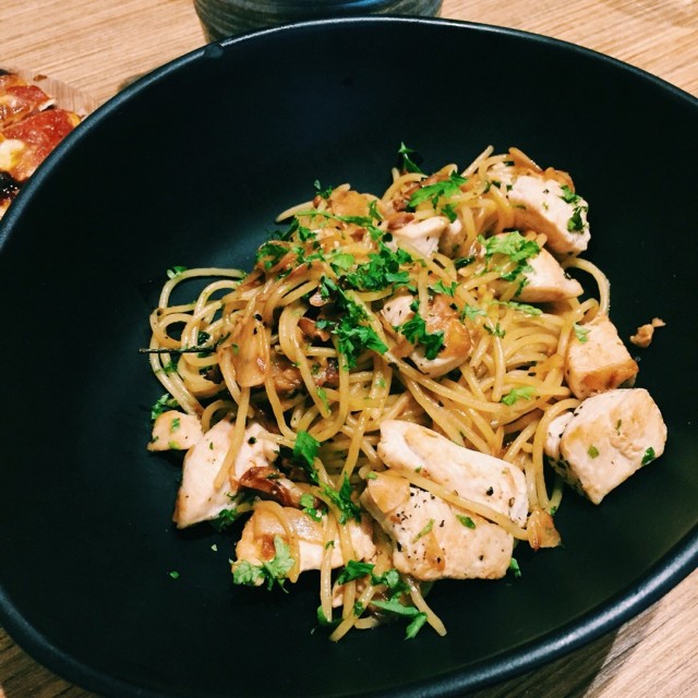 Chicken Aglio Olio