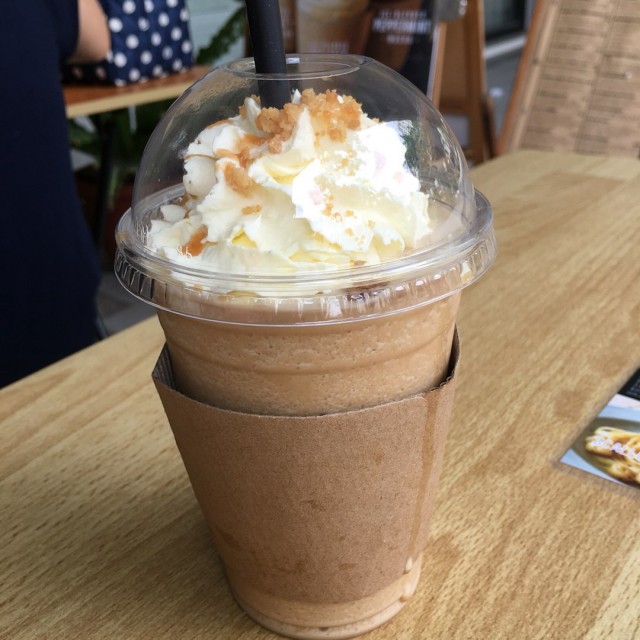 Sea salt caramel latte