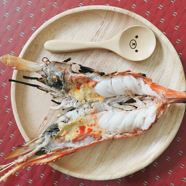 กุ้งแม่น้ำเผา