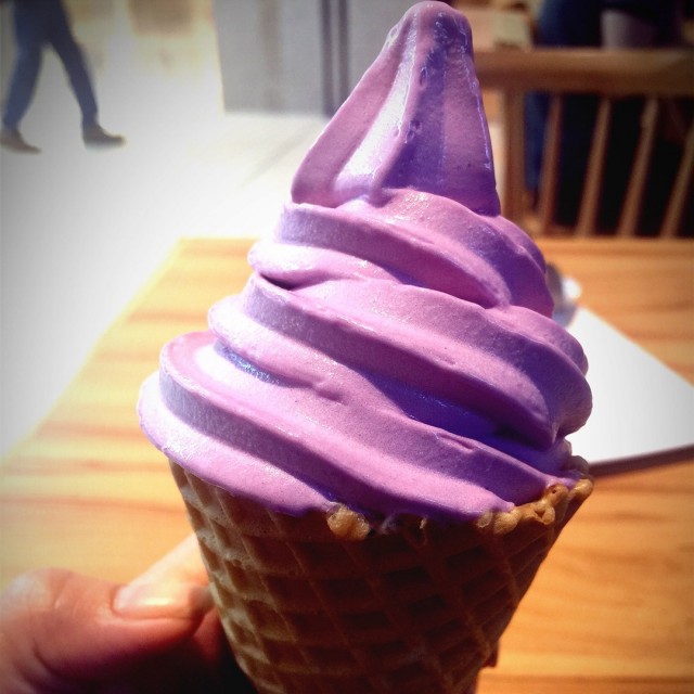 #purple potato #icecream