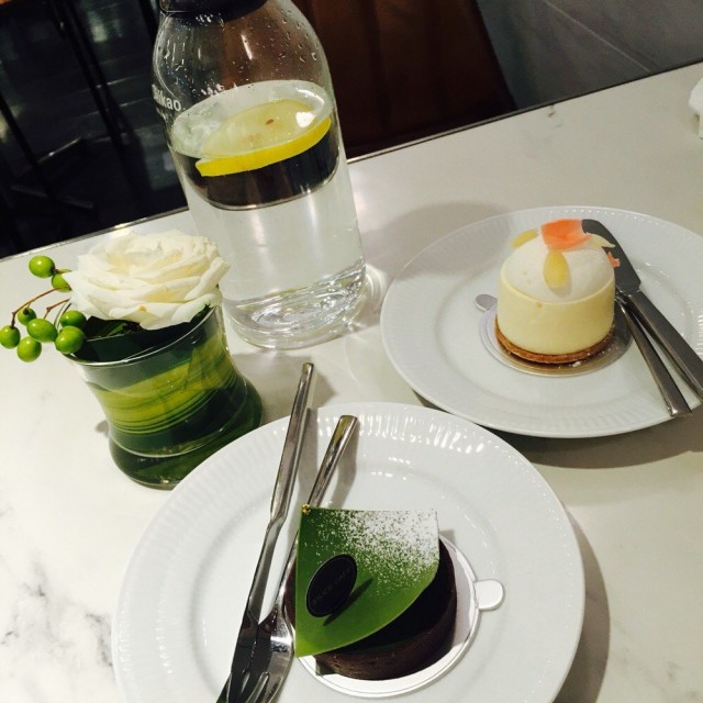 京都抹茶生巧克力塔&紅絲絨乳酪