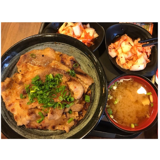 牛燒肉丼套餐