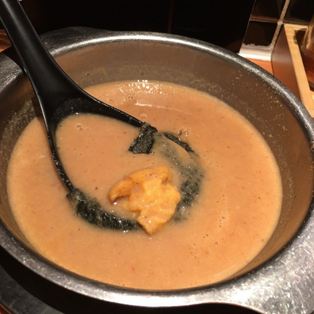 #promotion 沾麵濃湯, 濃厚海膽味~