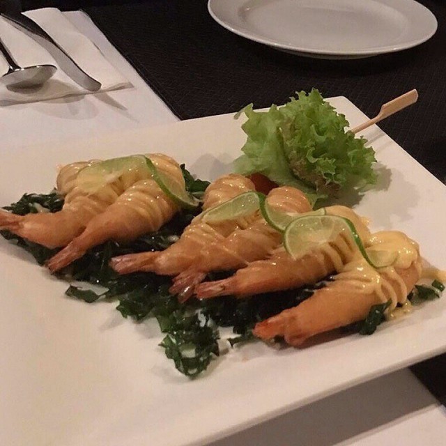 กุ้งทอดครีมสลัด