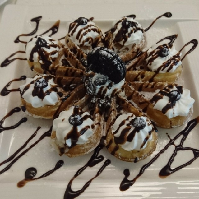 OREO 巧克力鬆餅（原味麻糬內餡）