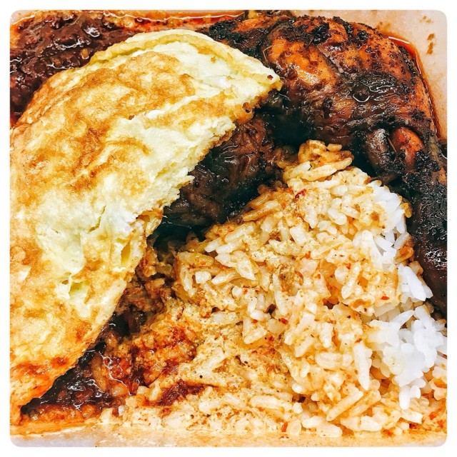 Indonesian Bbq chicken rice