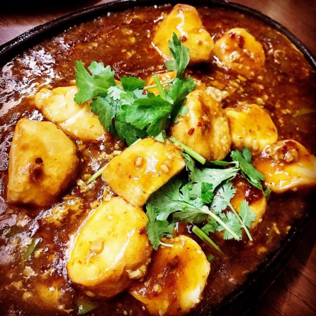 Hotplate Tofu (铁板豆腐）