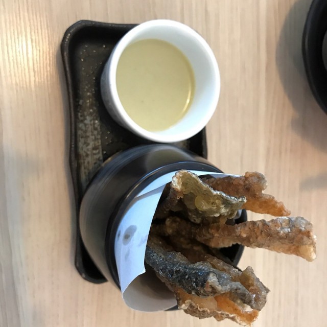 Fried Salmon Skin