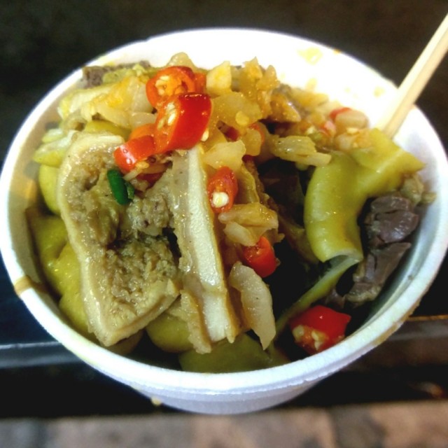 中牛杂 +辣椒萝卜