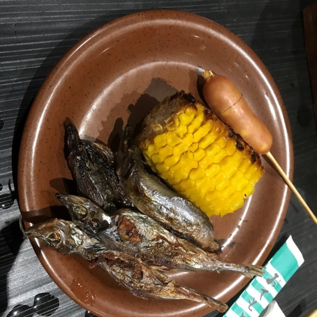 Shishamo And Sweet Corn