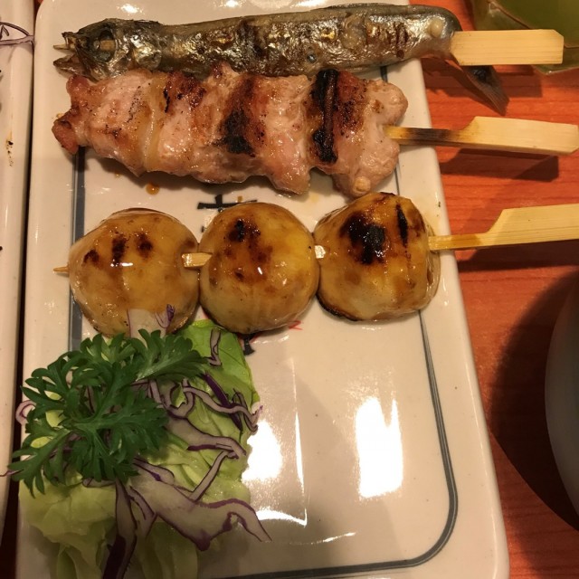 Pork Belly Shiokouji, Shisamo And Squid Ball Tare