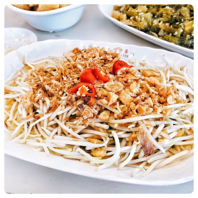 Bean Sprouts with Oyster Sauce