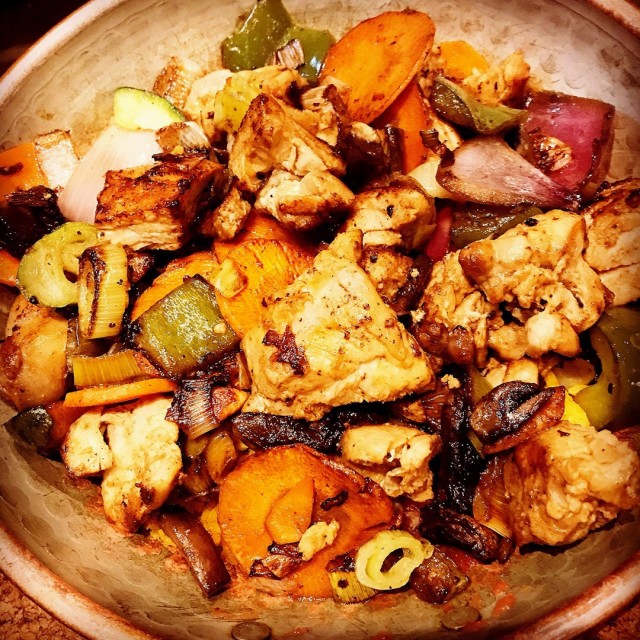 Grilled Chicken Cataplana