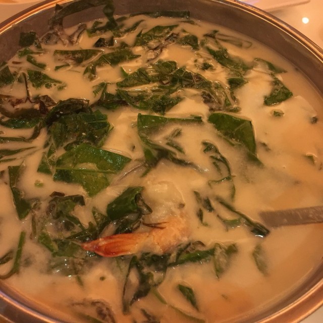 ผักเหลียงต้มกะทิ