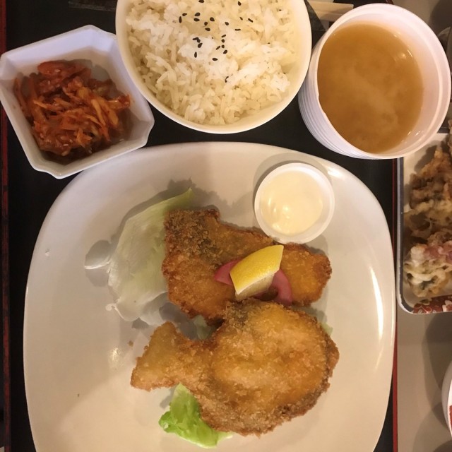 Fried Salmon Set