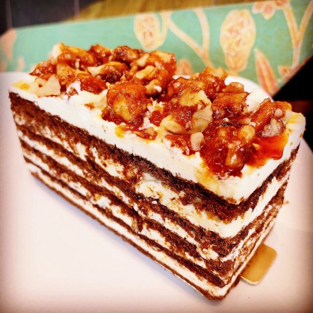 Walnut Brittle Coffee Cake