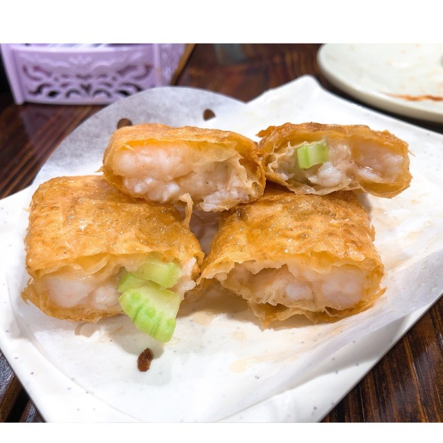 鮮蝦腐皮卷