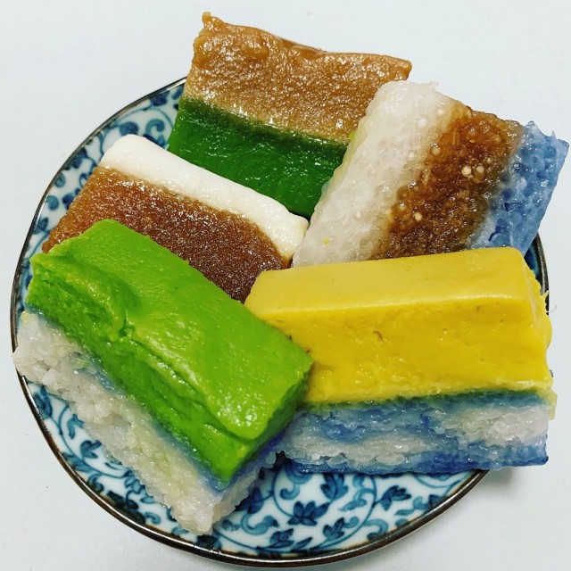 Kueh Salat, Durian Salat, Sagu Melaka, Talam Ubi & Talam Gula Melaka
