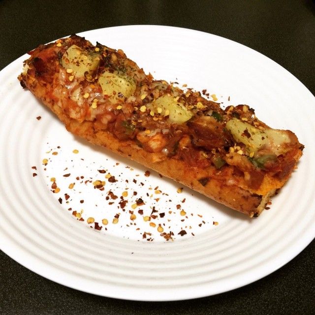 Bacon Baguette Pizza 
