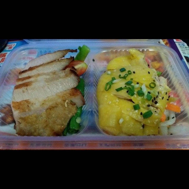 去骨海南雞拼豬頸肉