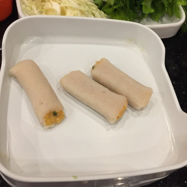 ปลาม้วนไข่เค็ม